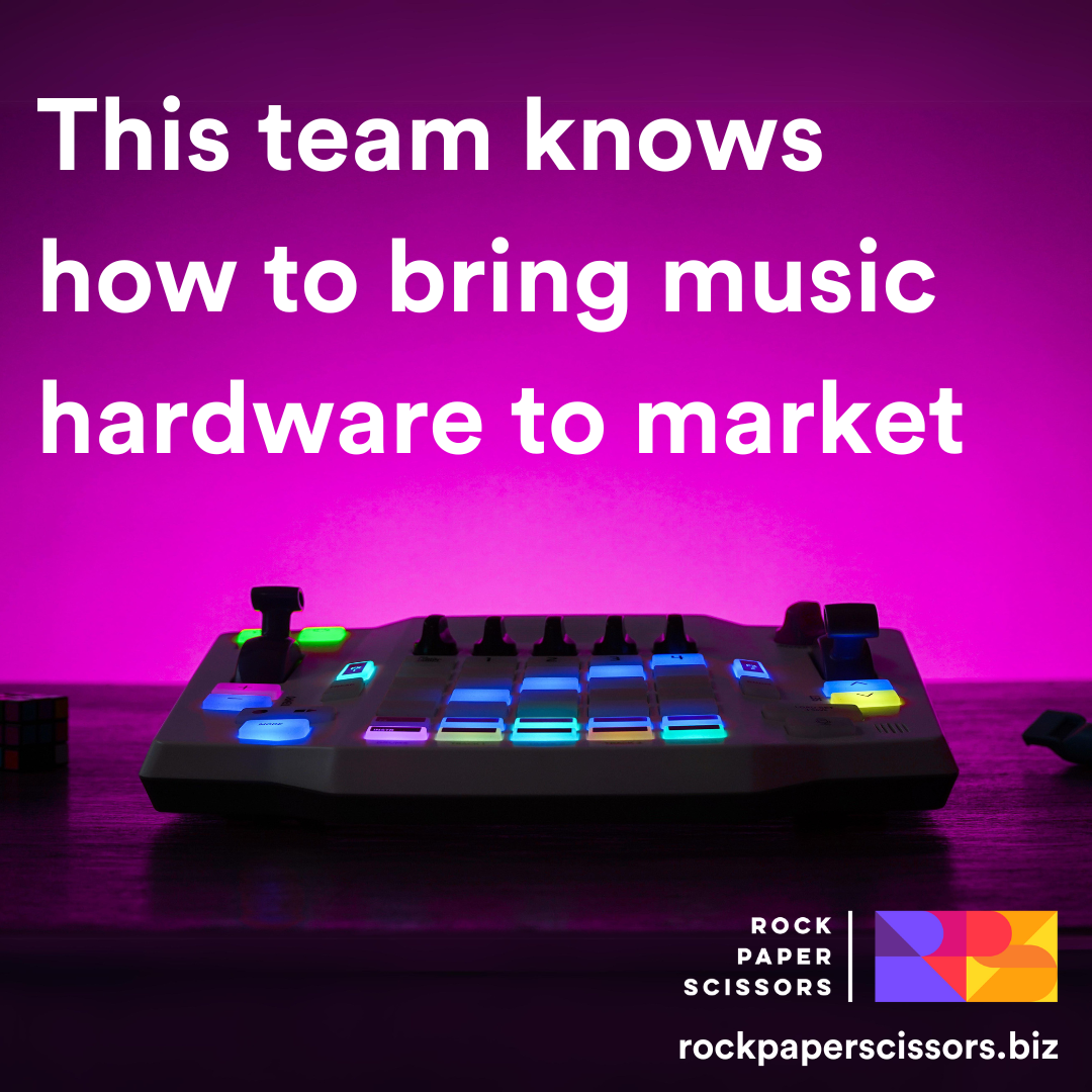 This team knows how to bring music hardware to market. - - Rock Paper Scissors PR and Marketing